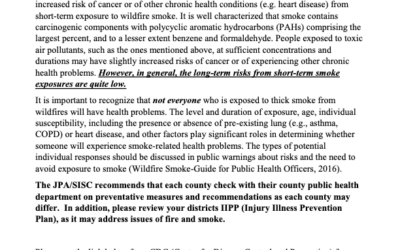 Member Alert – Fire Smoke