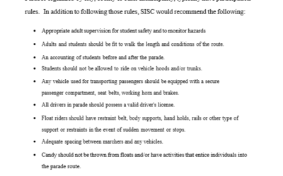 Member Alert – Parade Safety Guidelines