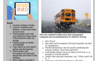 Winter Safety Newsletter 25-26